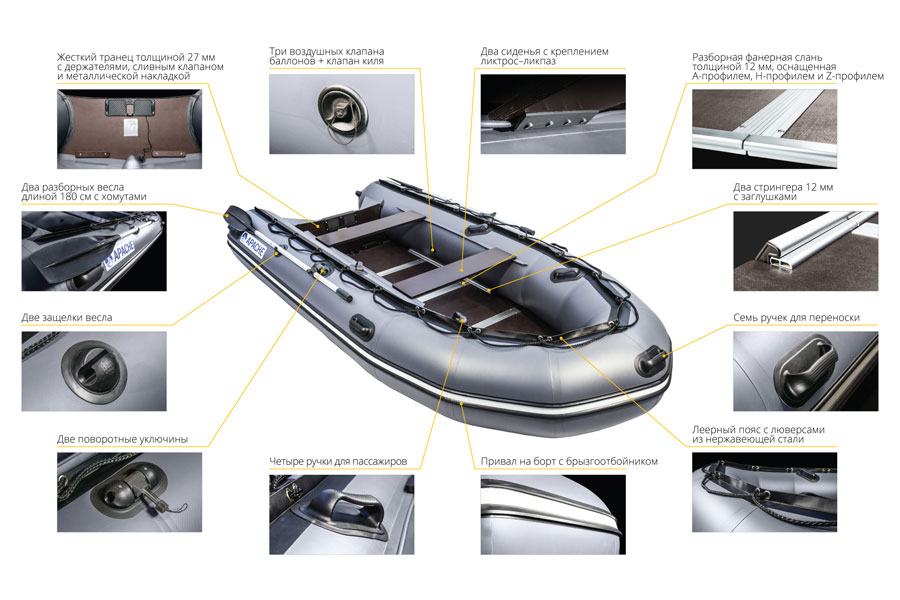 Лодка Apache 3700 СК